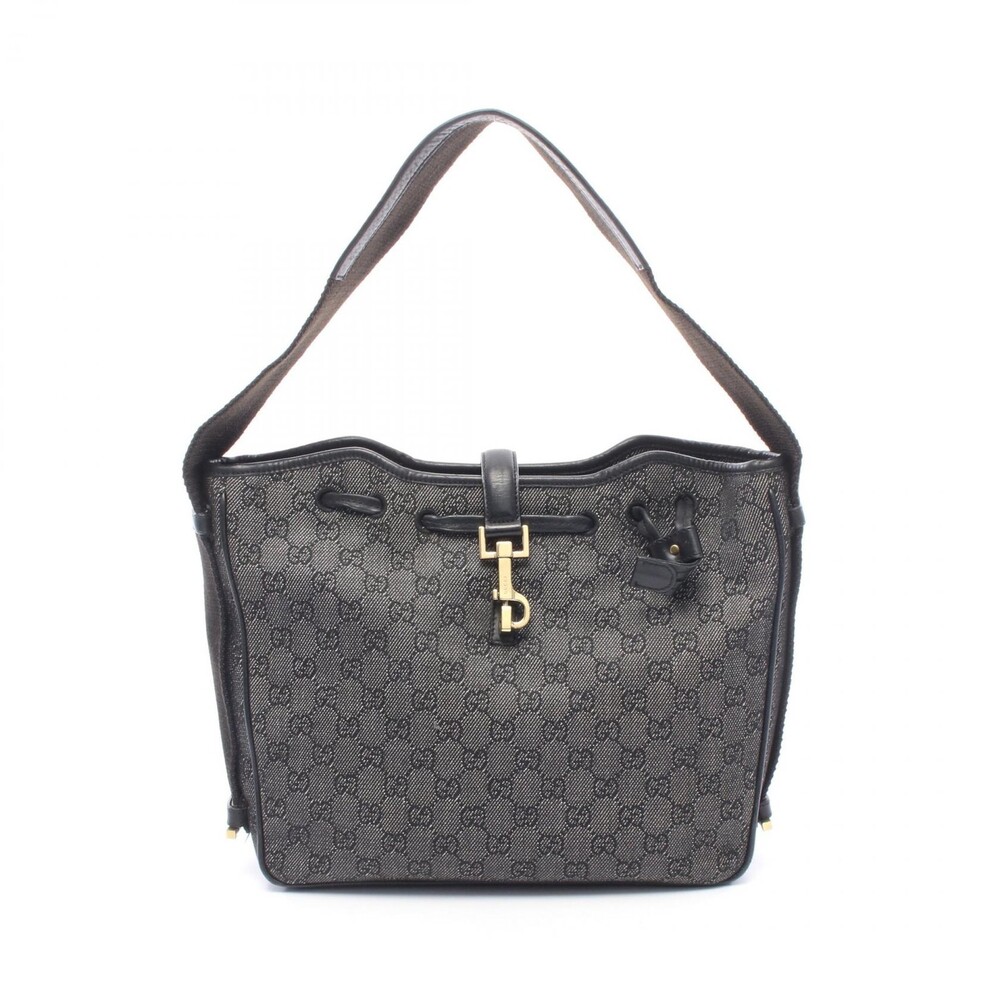 Gucci Gg Denim Shoulder Bag Canvas #280345G76B